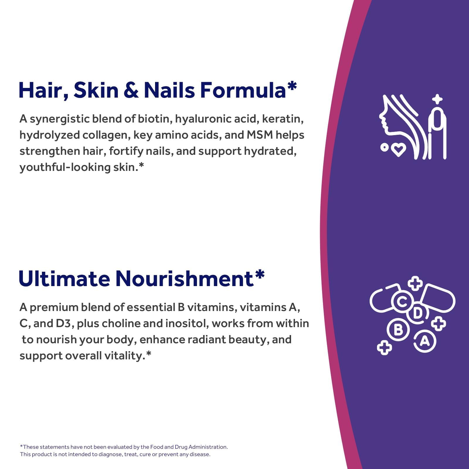 Doctor's Recipes Biotin Supplement 10,000 mcg packaging