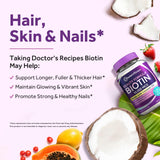 Doctor's Recipes Biotin Supplement 10,000 mcg with coconut oil ingredients