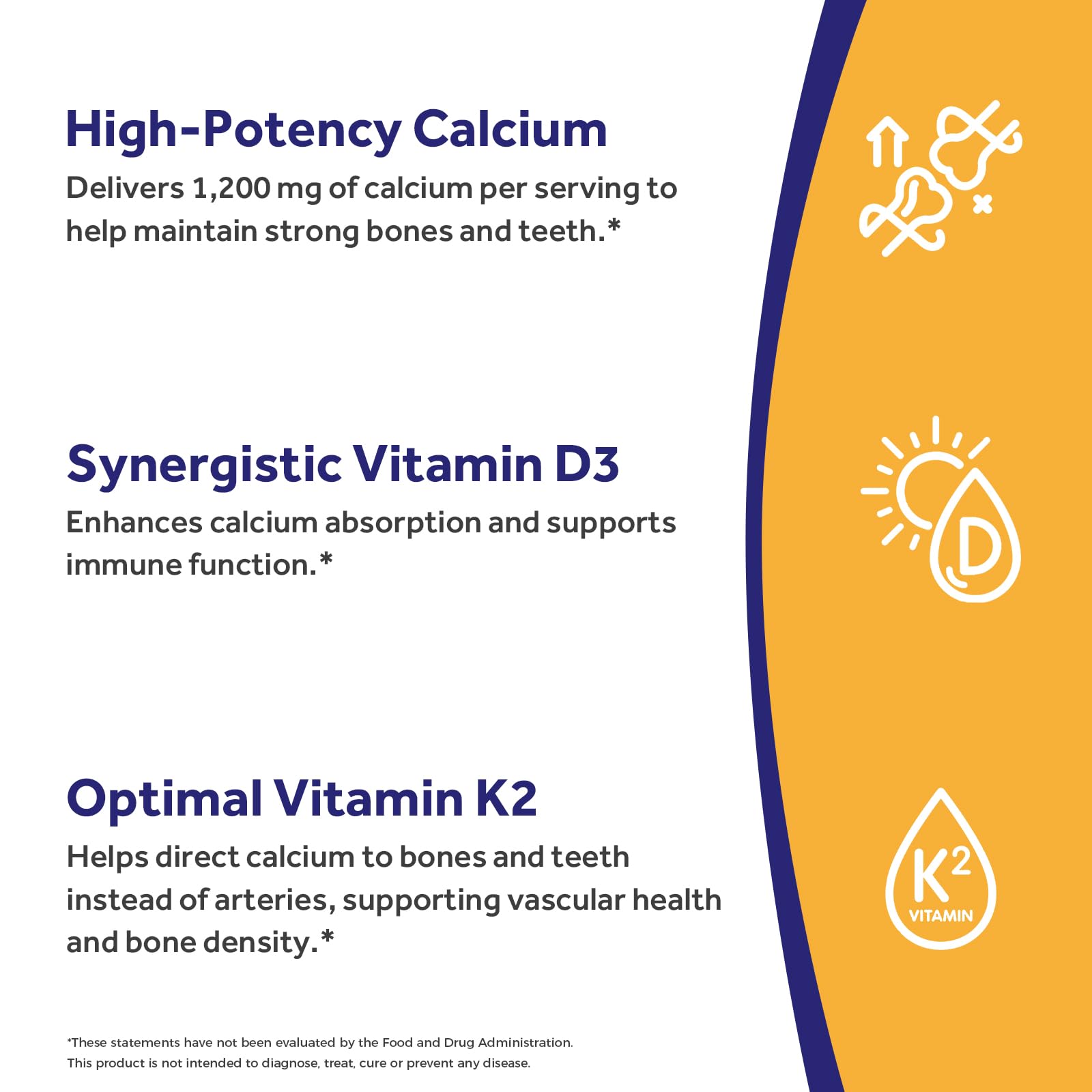 Doctor's Recipes Calcium Tablets 1200mg packaging