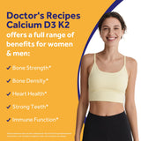 Doctor's Recipes Calcium Tablets 1200mg side view