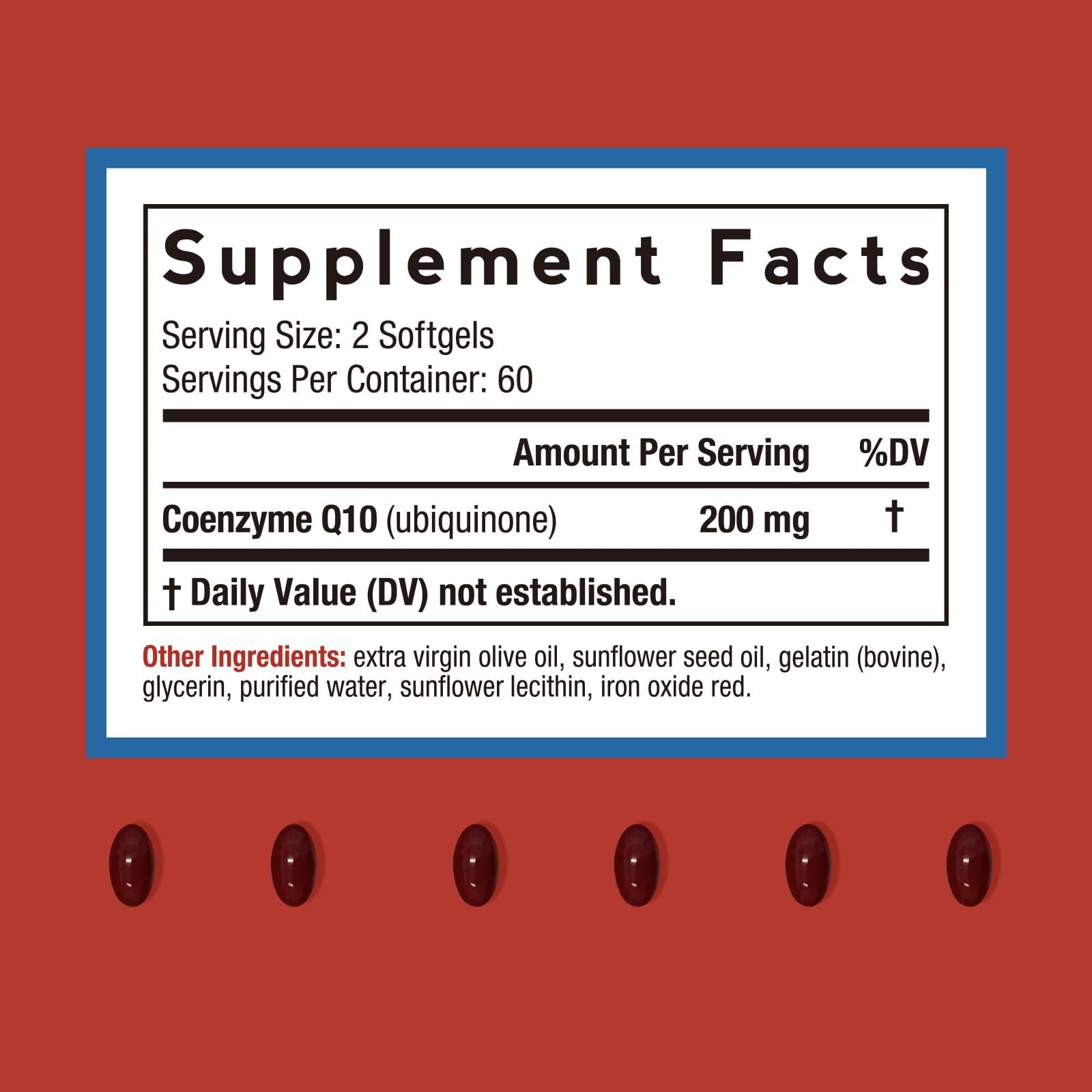 Doctor's Recipes CoQ10 softgels packaging