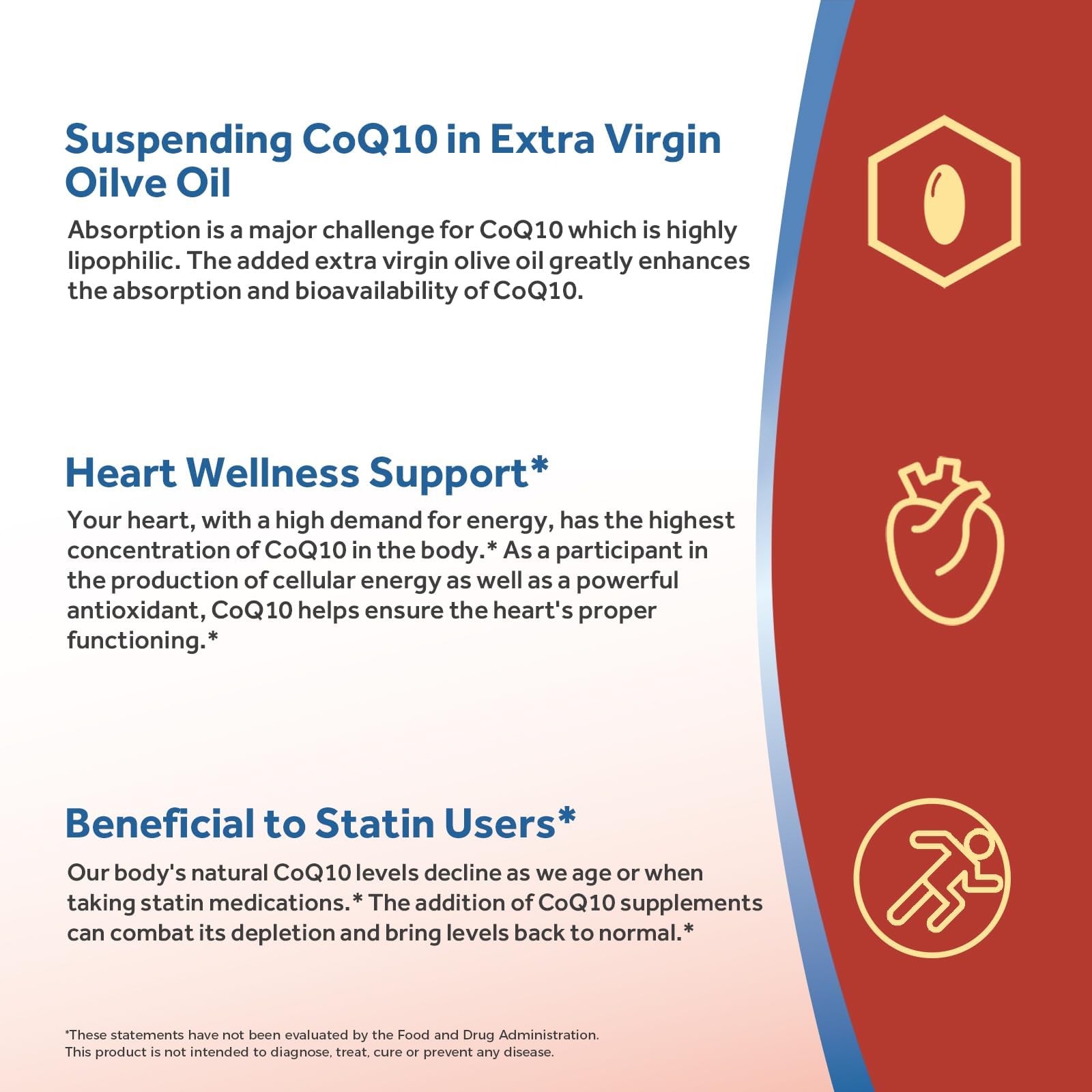 Doctor's Recipes CoQ10 softgels side view