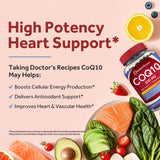 Doctor's Recipes CoQ10 Supplement 200mg softgels packaging
