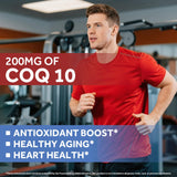Doctor's Recipes CoQ10 Supplement 200mg softgels with measuring spoon