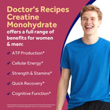Doctor's Recipes Creatine Monohydrate Capsules bottle with label