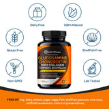 Doctor's Recipes Glucosamine Chondroitin MSM 118g capsule close-up