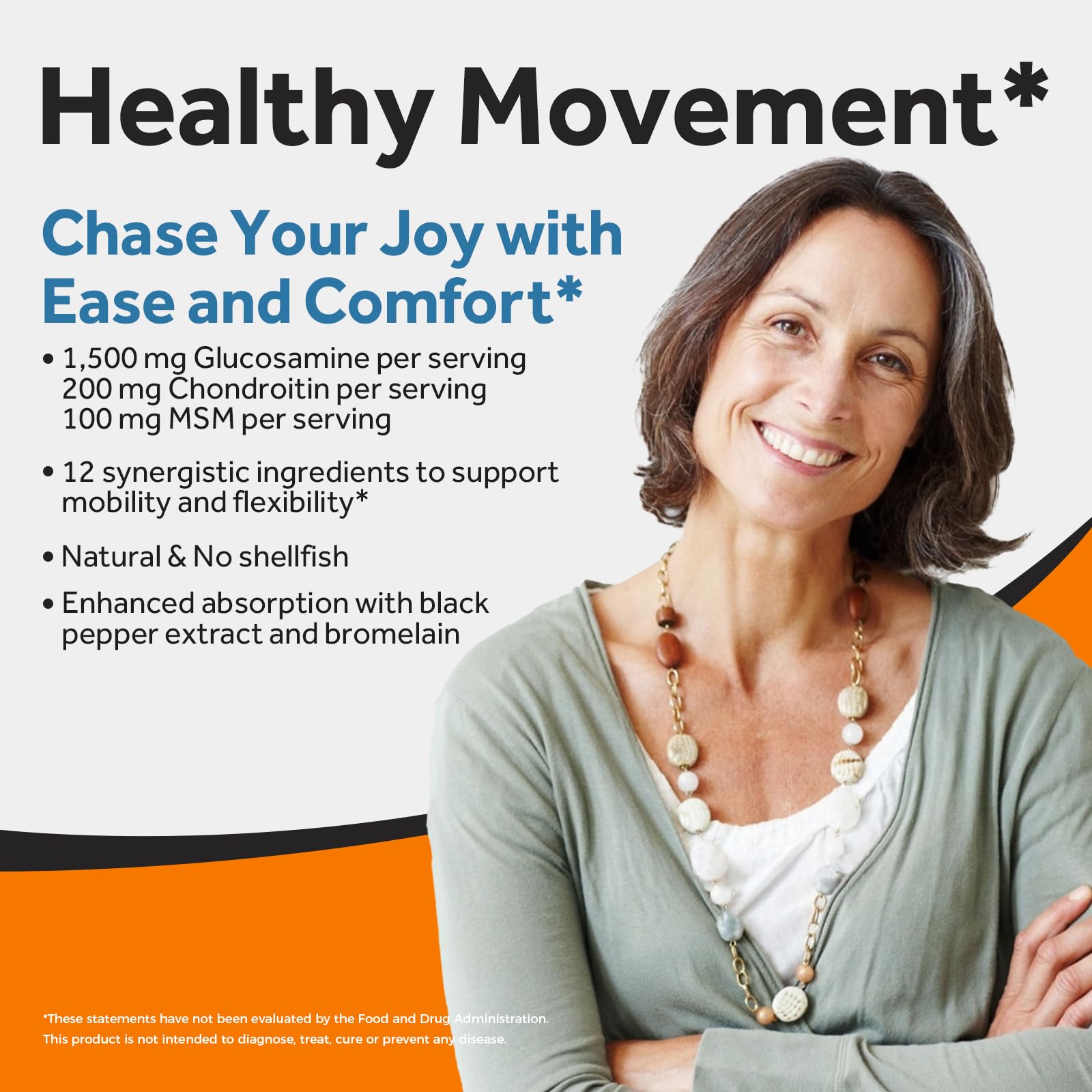 Doctor's Recipes Glucosamine Chondroitin MSM supplement in a lifestyle setting
