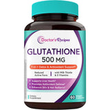 Doctor's Recipes Glutathione Complex 500mg supplement front view