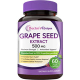 Doctor's Recipes Grape Seed Extract 500mg front view