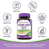 Doctor's Recipes Grape Seed Extract 500mg ingredients list