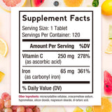 Doctor's Recipes High Potency Iron Supplement bottle with label