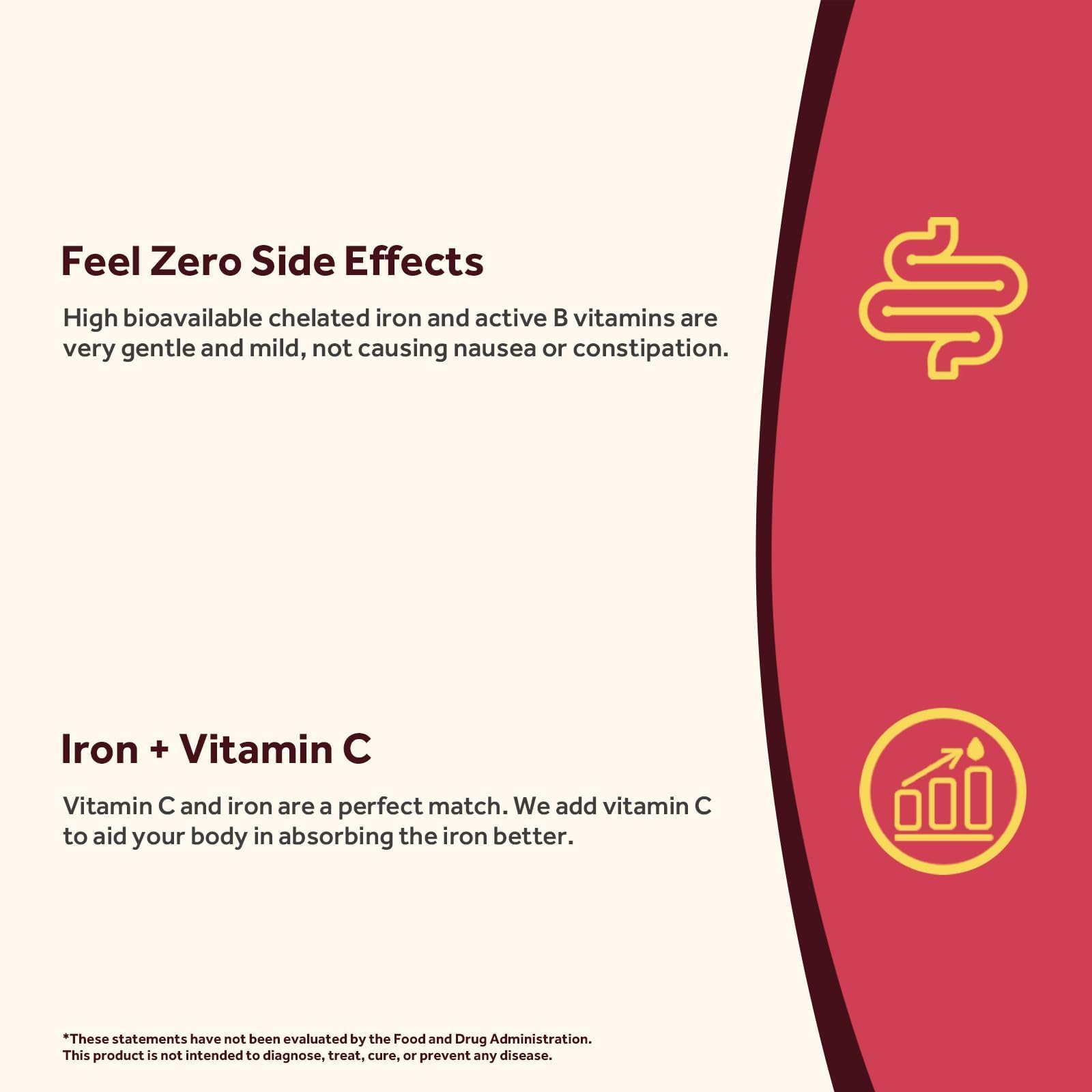 Doctor's Recipes Iron Plus Supplement ingredients list