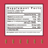 Doctor's Recipes Iron Plus Supplement side view showing label details