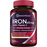 Doctor's Recipes Iron Supplement 60 tablets front view
