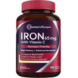 Doctor's Recipes Iron Supplement front view of packaging