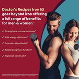 Doctor's Recipes Iron Supplement showing 60 tablets in bottle