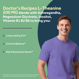 Doctor's Recipes L-Theanine 200mg capsules packaging