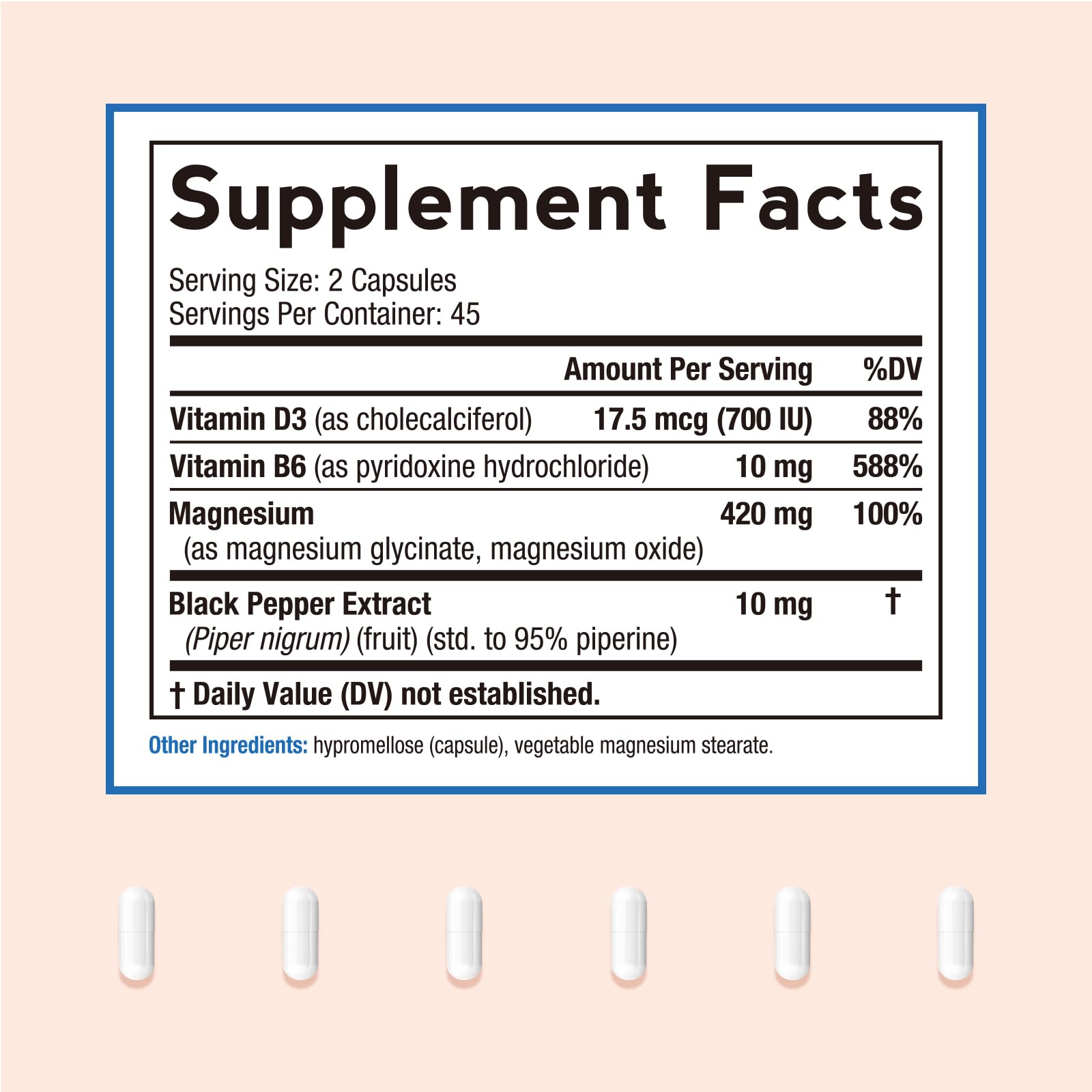 Doctor's Recipes Magnesium Glycinate Complex 420mg with measuring spoon