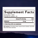 Doctor's Recipes Melatonin 10 mg tablet side view
