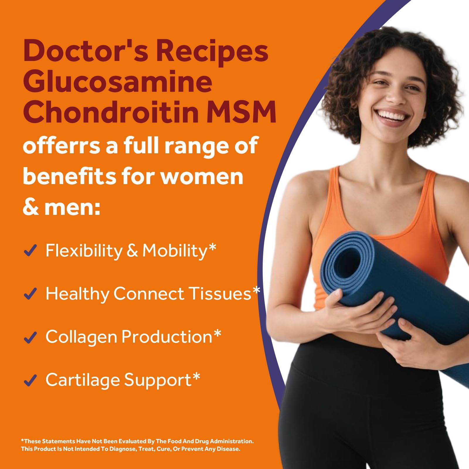 Doctor's Recipes Mobility Support 4-in-1 Glucosamine Complex packaging