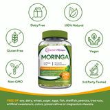 Doctor's Recipes Moringa Supplement 240g close-up of capsule