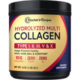 Doctor's Recipes Multi Collagen Peptides Powder front view