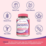 Doctor's Recipes Myo & D-Chiro Inositol Supplement back view