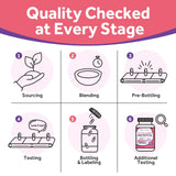 Doctor's Recipes Myo & D-Chiro Inositol Supplement on a wooden table