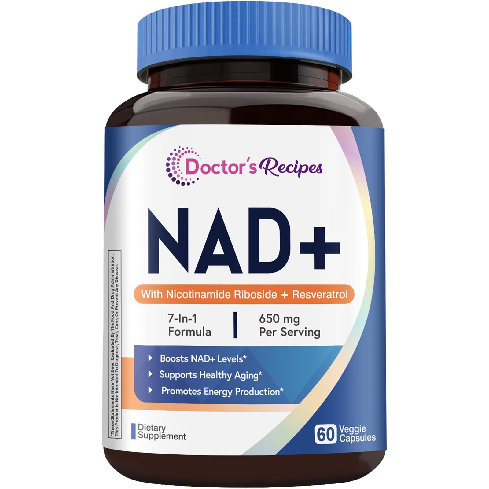 Doctor's Recipes NAD Supplement 200mg front view