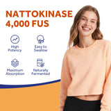 Doctor's Recipes Nattokinase Supplement 4000 FU packaging details