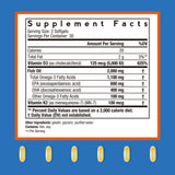 Doctor's Recipes Omega-3 Fish Oil Supplement side view