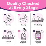 Doctor's Recipes Probiotics for Women 50g on a wooden table