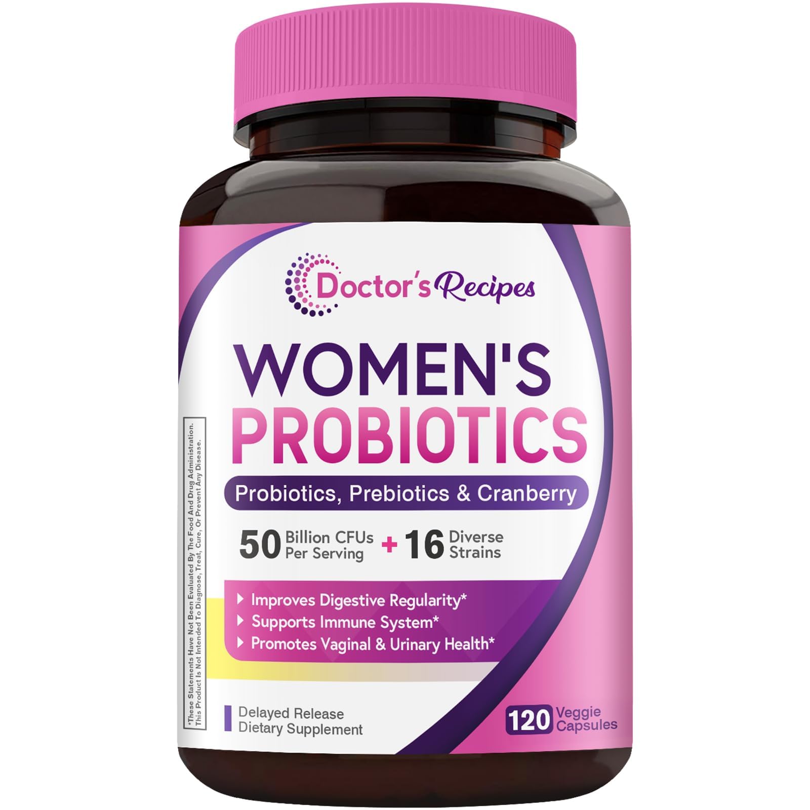 Doctor's Recipes Probiotics Supplement for Women front view