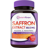 Doctor's Recipes Saffron Extract Capsules front view with packaging
