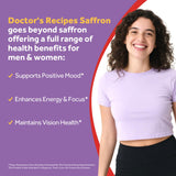 Doctor's Recipes Saffron Extract Capsules in hand for scale