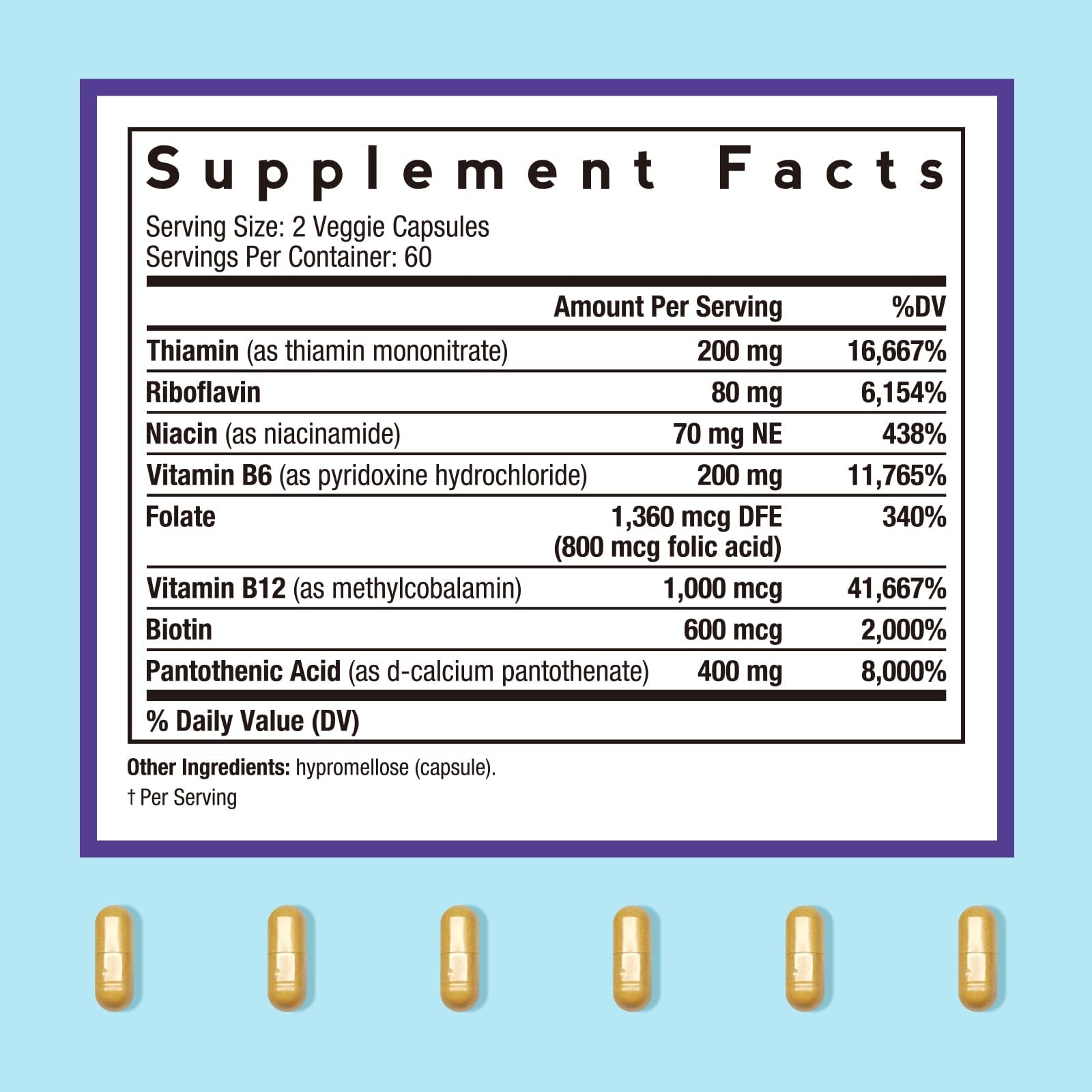 Doctor's Recipes Ultra B Complex 135g side view