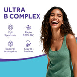 Doctor's Recipes Ultra B Complex with a glass of water
