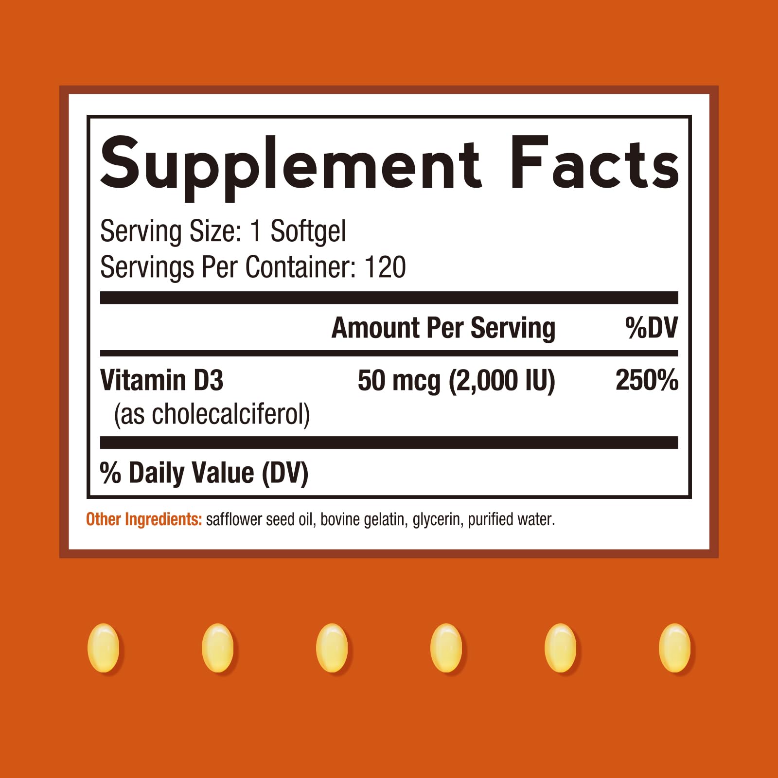 Doctor's Recipes Vitamin D3 softgels packaging