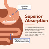 Doctor's Recipes Vitamin D3 softgels with natural ingredients