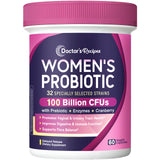 Doctor's Recipes Women's Probiotics 100 Billion CFUs front view