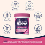 Doctor's Recipes Women's Probiotics 100 Billion CFUs ingredients list