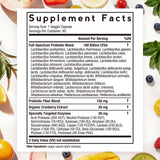 Doctor's Recipes Women's Probiotics bottle side view