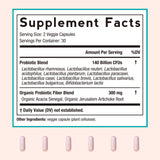Doctor's Recipes Women's Probiotics on a wooden table