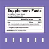 Doctor's Recipes Zinc 50 mg capsule bottle side view
