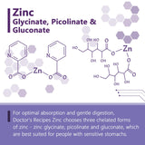 Doctor's Recipes Zinc 50 mg ingredients list