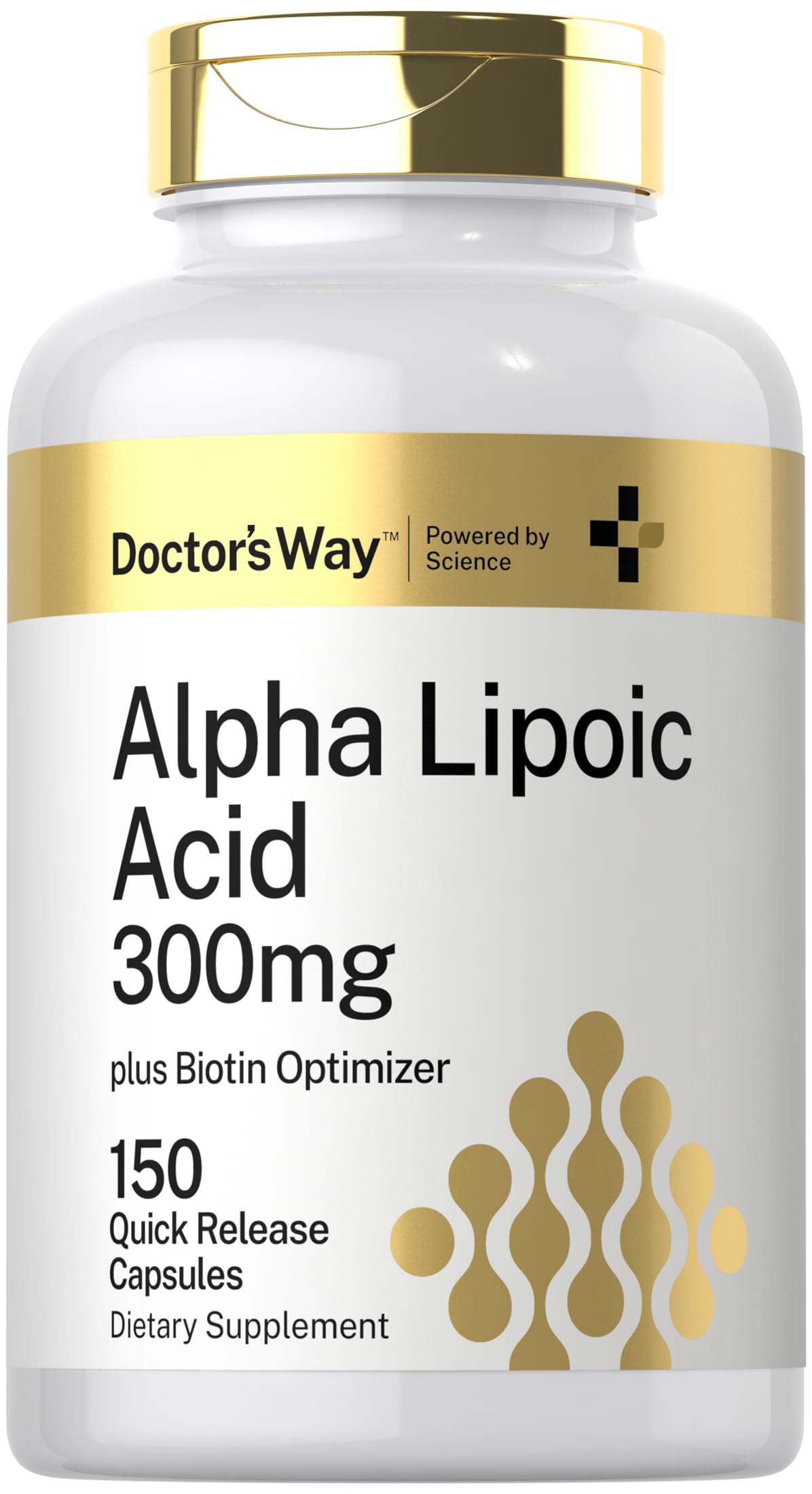 Doctor's Way Alpha Lipoic Acid 300mg capsules front view