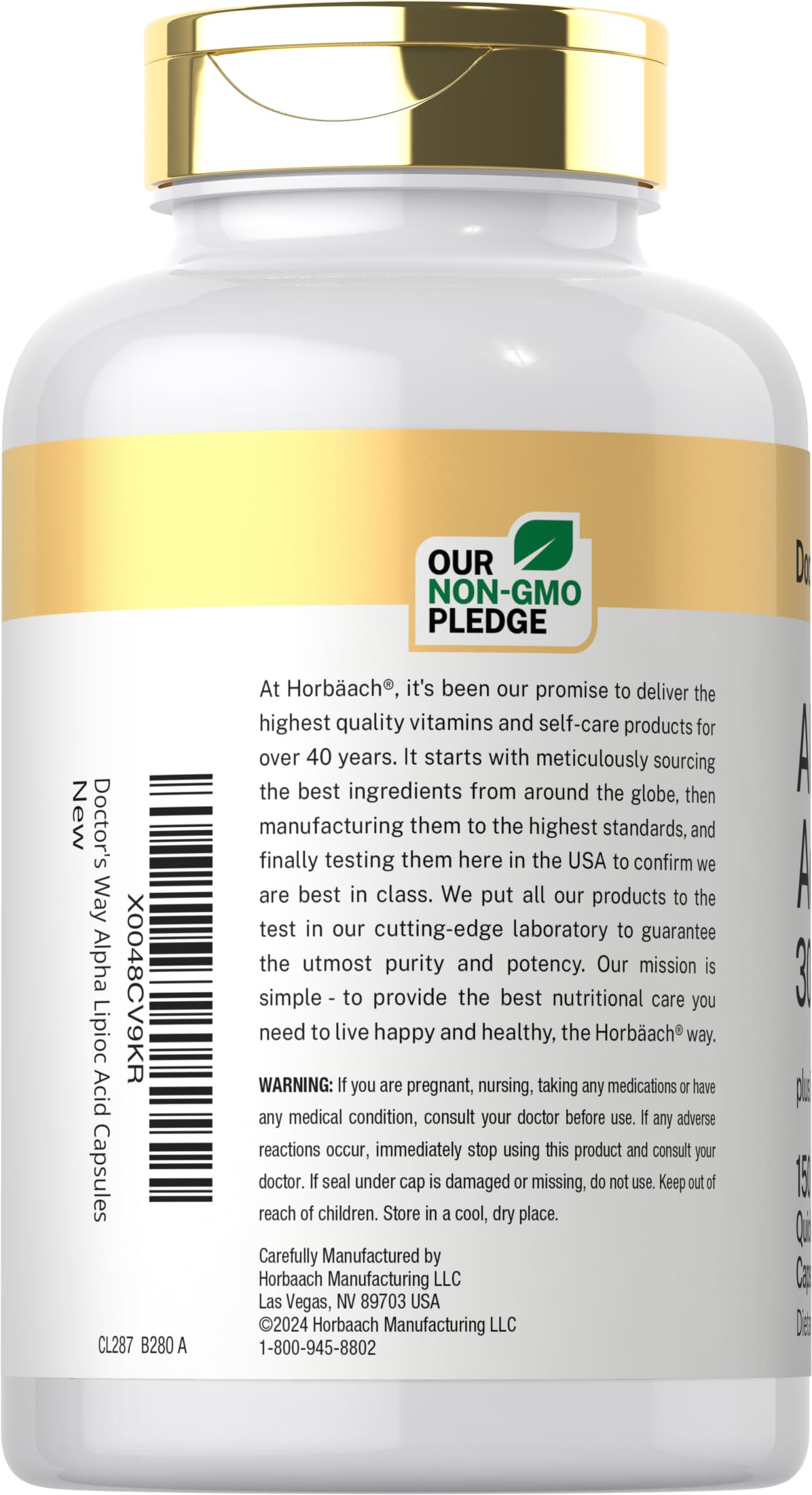 Doctor's Way Alpha Lipoic Acid 300mg capsules packaging