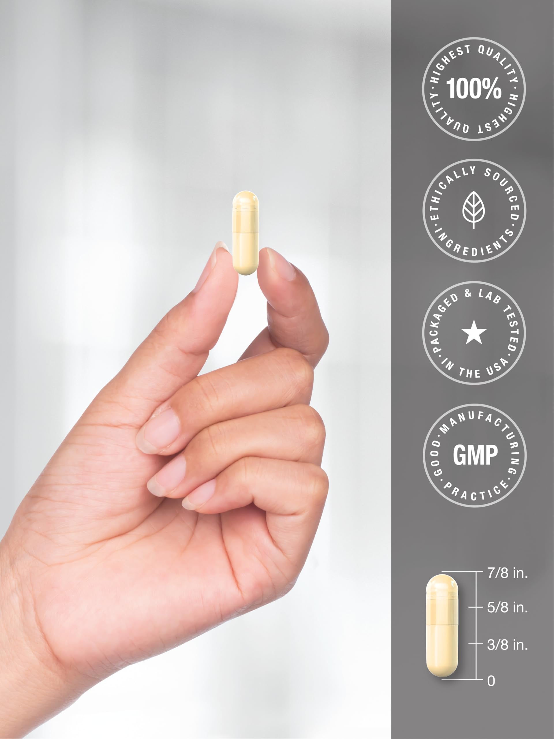 Doctor's Way Alpha Lipoic Acid capsules with a glass of water