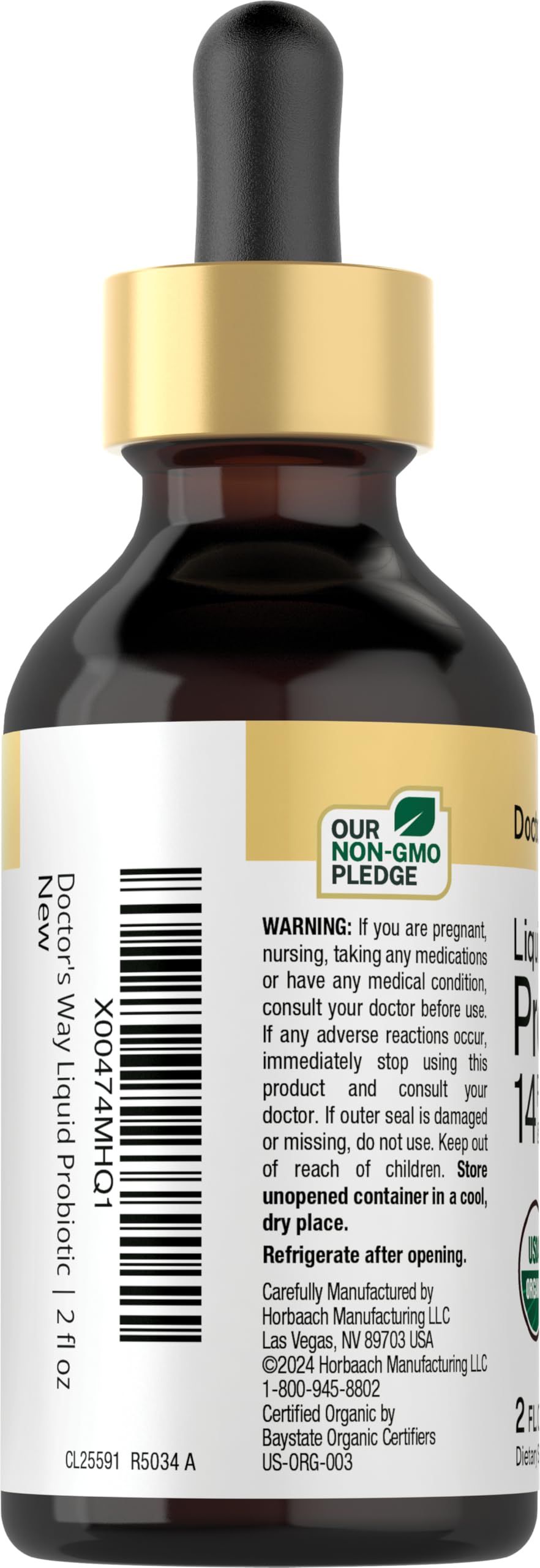 Doctor's Way Liquid Probiotic with Organic Sunflower Oil ingredient