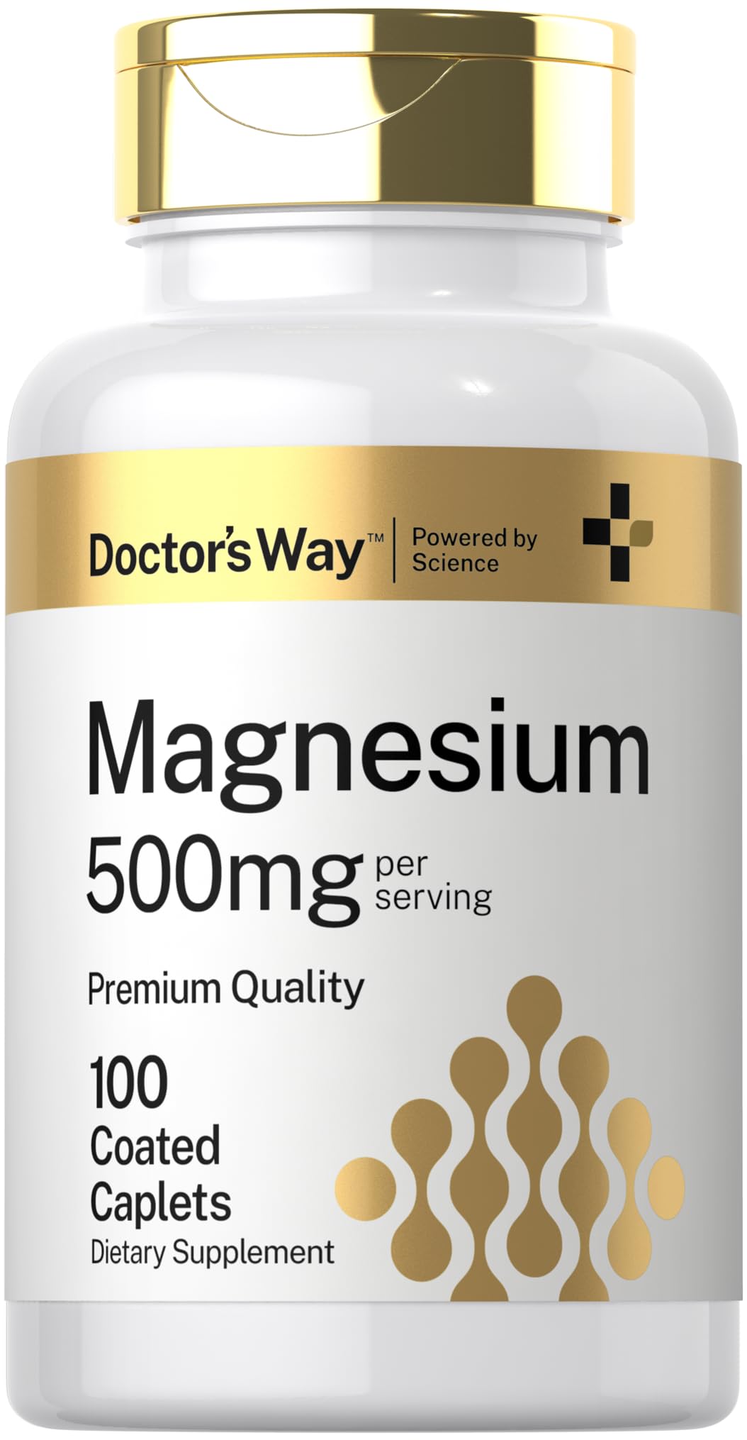 Doctor's Way Magnesium Oxide 500mg caplets front view